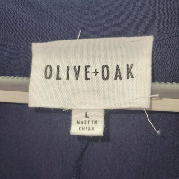 Olive & Oak Navy Sleeveless V-Neck Dress With Tassel Detail - Picture 5 of 8